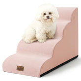 COZY KISS escalera curva para perros junto al sofá, soporte cómodo para subir