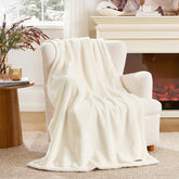 Manta Cozy Kiss de pelo falso, lujo suave para sofá y cama