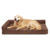 COZY KISS Sillón ortopédico para perro extragrande, ofrece soporte cómodo para articulaciones.