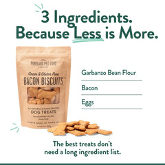CRAFTED BY HUMANS LOVED BY DOGS galletas con harina de garbanzo para perros