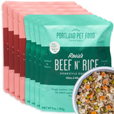 Portland Pet Food Company: bolsas de comida fresca para perros listas para servir.