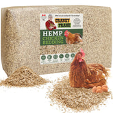 Cranky Frank Hemp: cama de gallinas suave y absorbente para el corral