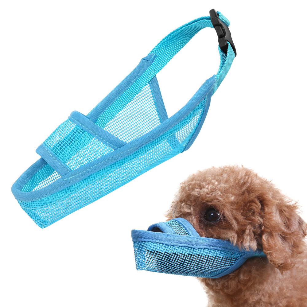 Bozal Crazy Felix para perro, malla de ventilación frontal para respiración cómoda.
