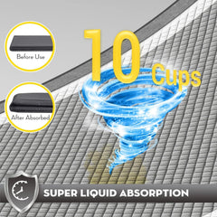 Croci absorción rápida con diseño diamante tridimensional mantiene la superficie seca