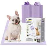 Croci Puppy Pads con pestañas adhesivas fijadas al suelo para evitar movimientos.