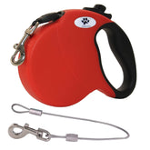 Crown Paws correa retráctil 13 ft para perros pequeños, control suave
