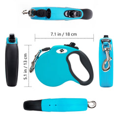 CROWN PAWS guía de cinta 360 grados, evita enredos durante caminatas.