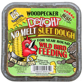 C&S Woodpecker Delight, caja del producto, ideal para alimentar aves durante todo el año.