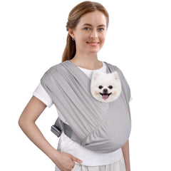 Portador frontal CUBY para perro pequeño, diseño ligero para paseos sin esfuerzo
