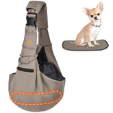 CUBY Sling con doble seguridad para mascotas, evita caídas durante el traslado.
