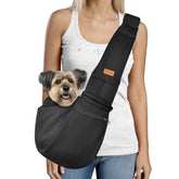 Cuby bolso de transporte para perro pequeño, vista frontal para paseos diarios.