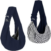CUBY Sling para perro o gato invertible, ideal para paseos cómodos y versátiles.