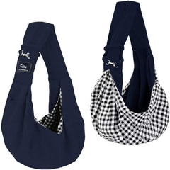 CUBY Sling para perro o gato invertible, ideal para paseos cómodos y versátiles.