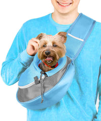 Portabebés Cuddlissimo! vista frontal para mantener a tu mascota cerca durante paseos.