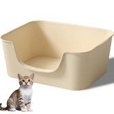 Cuddpaw bandeja de entrada baja, vista frontal, facilita el ingreso de gatitos