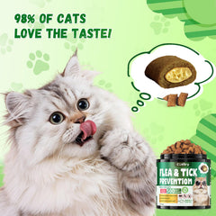 Cudory masticables para gatos con sabor a pollo, fáciles de aceptar