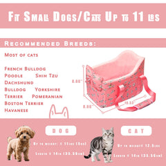 Cullaby diseño para perros pequeños, vista lateral, ideal para coches compactos.