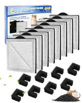 Cunina 8+8 pack de filtros para bebederos, filtración eficiente para pelo y residuos.