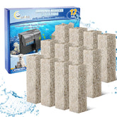 Cunina pad filtracion amoniaco paquetes 12unidades: reduce amonio y mejora claridad del acuario