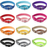 Cunno collar martingale con hebilla de metal para perros, ajuste diario cómodo.
