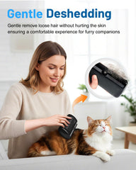 Cupofpet cepillo para perros y gatos, diseño ergonómico