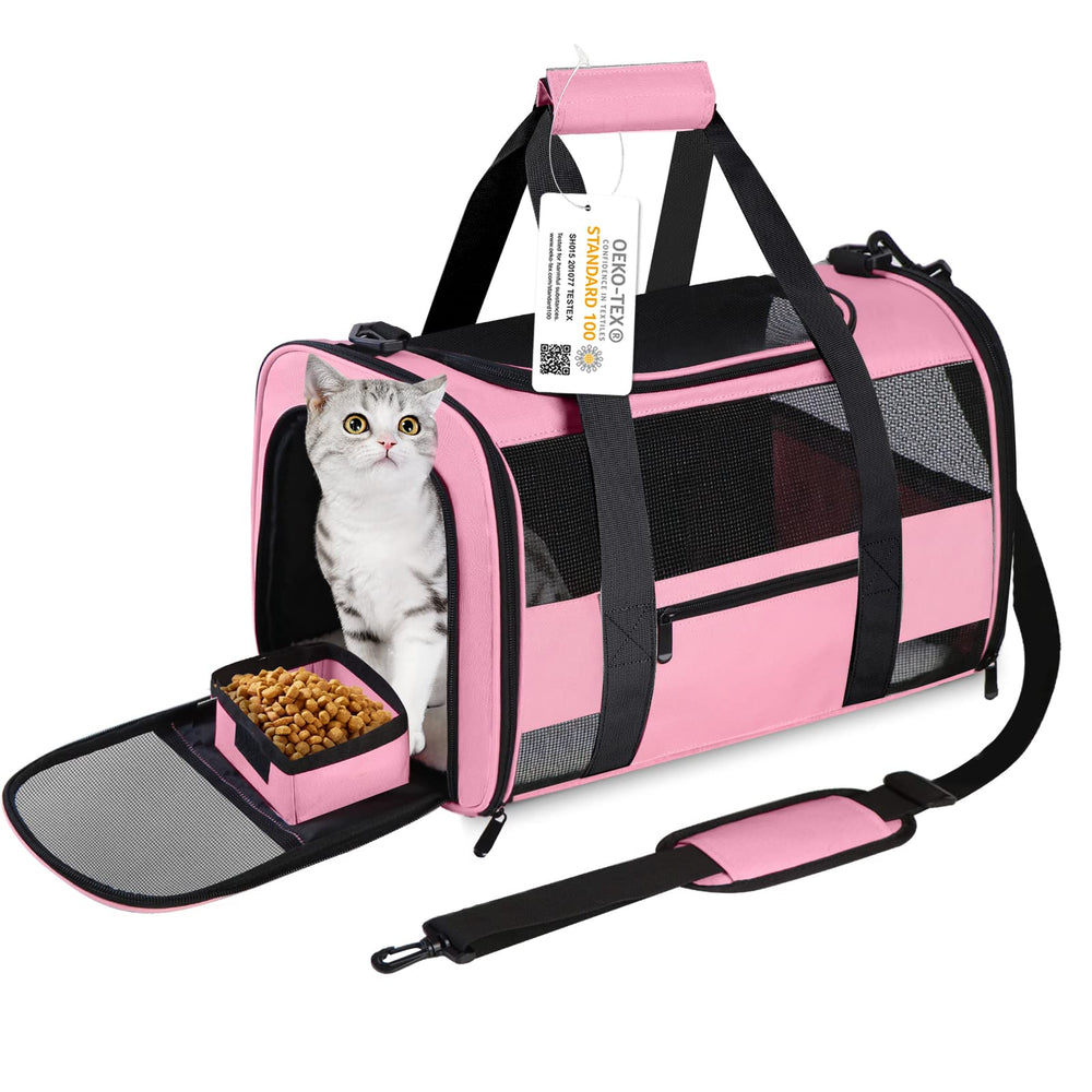 CUSSIOU transportín para gatos, bolsa de transporte suave, ideal para viajes
