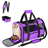 CUSSIOU transportín para mascotas 17x11x11, cómodo y espacioso para paseos.