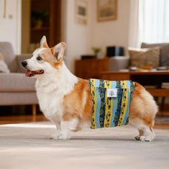 Banda de barriga CuteBone para perros machos, cierre de velcro para ajuste seguro