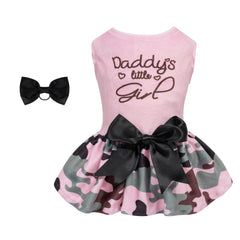 CuteBone vestido de terciopelo rosa para perrito pequeño, ideal para fiestas y sesiones de fotos.