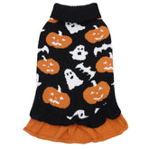 CuteBone disfraz calabaza para perro pequeño, ideal para Halloween.