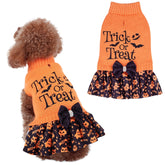 Cutebone disfraz de Halloween para perro con suéter-pullover, ideal para fotos y fiestas.