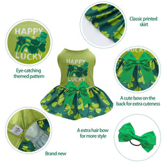 CuteBone vestido malla para perro, enfoque espalda, ligero para uso diario y eventos.