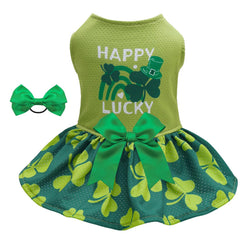 CuteBone vestido malla para perro, enfoque frontal, cómodo y transpirable para paseos.