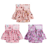 CuteBone pañales con falda para perro, diseño adorable y práctico para celo