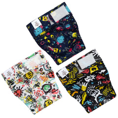 Pañales CuteBone con ajuste elástico en las patas para mejor sujeción.