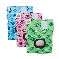 CuteBone pañales para perros femeninos, foco tamaño mediano, protección diaria durante el ciclo.