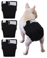 CuteBone pañales para perros hembra sin cola, enfoque: diseño exterior impermeable para mayor protección.