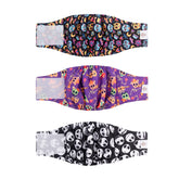 Pañales CuteBone para perro macho con diseño de Halloween, ideal para mantener limpio durante paseos