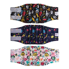 Pañales CuteBone para perros macho, frente: confort y ajuste seguro para entrenamiento