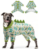 CuteBone pijama dinosaurio para perros, tejido elástico suave y movimiento sin restricciones
