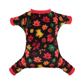 CuteBone pijama para perro, frente, ideal para fotos festivas de Halloween.