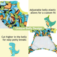 Pijama CuteBone lavable a máquina, facilita limpieza tras juego y paseo.