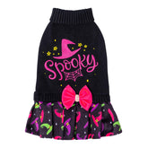 CuteBone sudadera de Halloween con bordado espeluznante para tu perro.