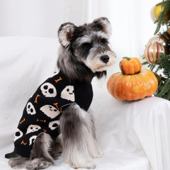CuteBone vista trasera de la sudadera con calavera, perfecta para fiestas y salidas.