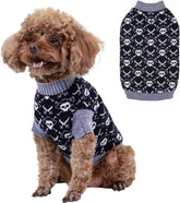 CuteBone suéter para perro pequeño con diseño calavera, perfecto para sesiones de fotos
