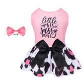 CuteBone vestidito de malla para perro, vista frontal, cómodo y ligero para uso diario
