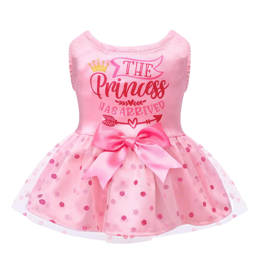 CuteBone vestido para perro con lunares, perfecto para fiestas y fotos.