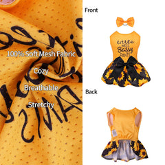 CuteBone vestido para perro malla pullover, fácil de poner en segundos.