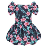 CuteBone vestido para perro con volantes, ideal para fiestas y días especiales.