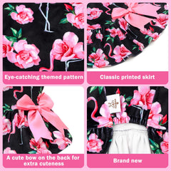 CuteBone vestido de terciopelo para perro pequeño, lazo en la espalda para un toque adorable.